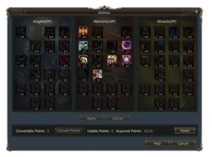 Ability Points