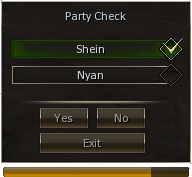 Party - Ready Check Interface Start